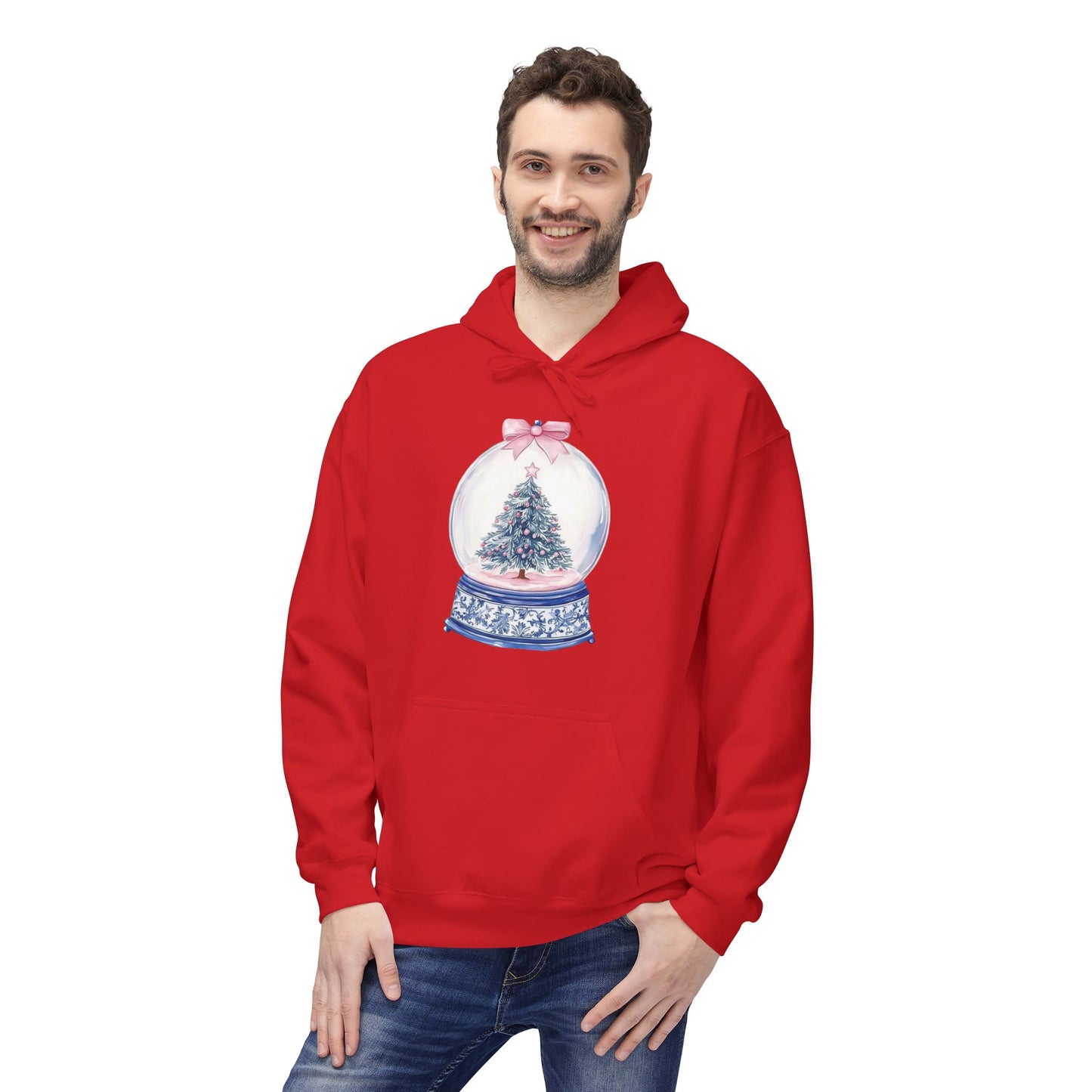 Christmas Snow Globe Fleece Hoodie