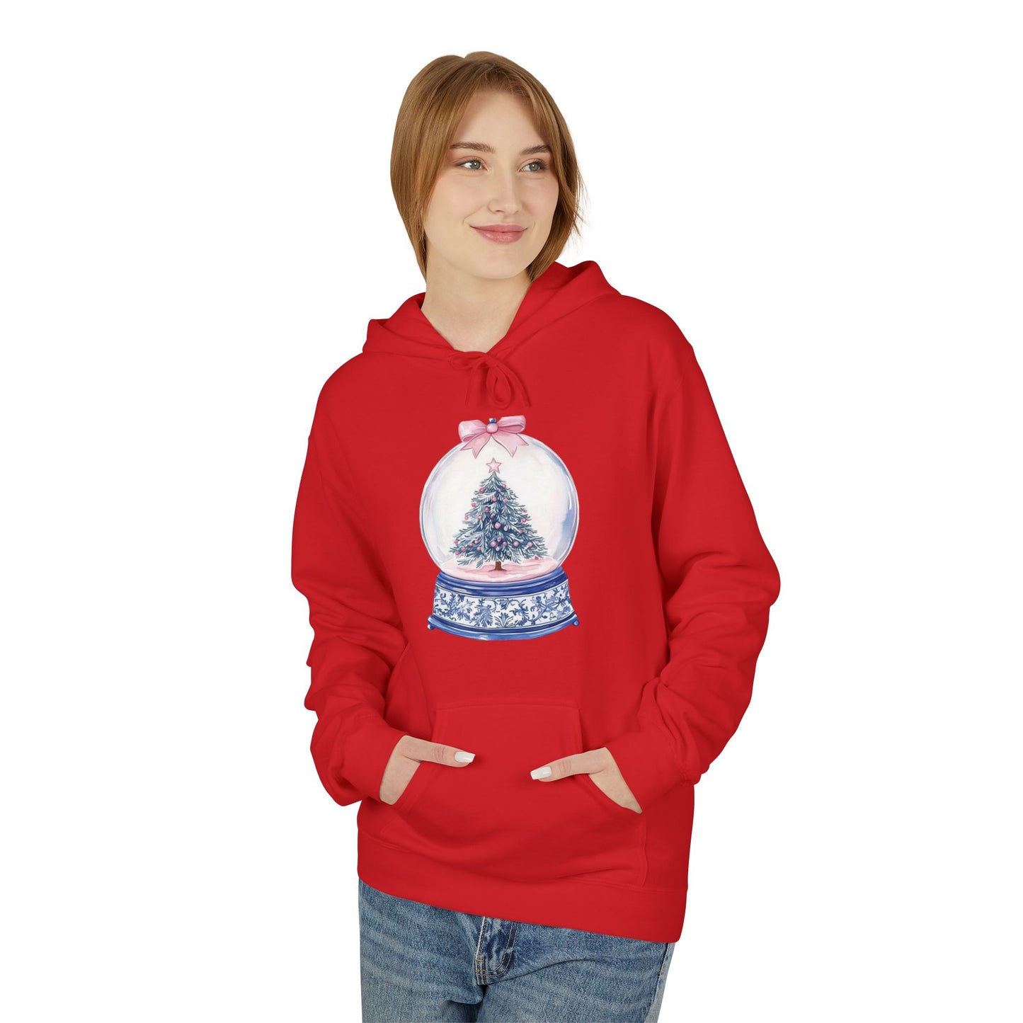 Christmas Snow Globe Fleece Hoodie