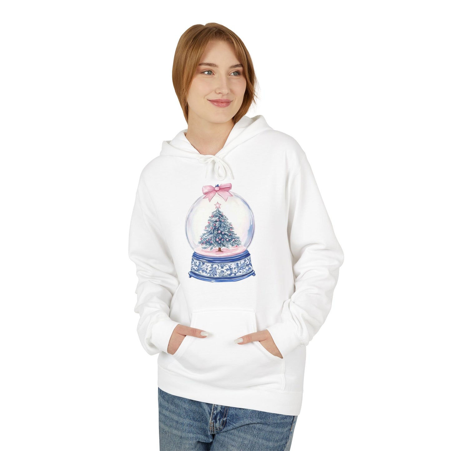 Christmas Snow Globe Fleece Hoodie