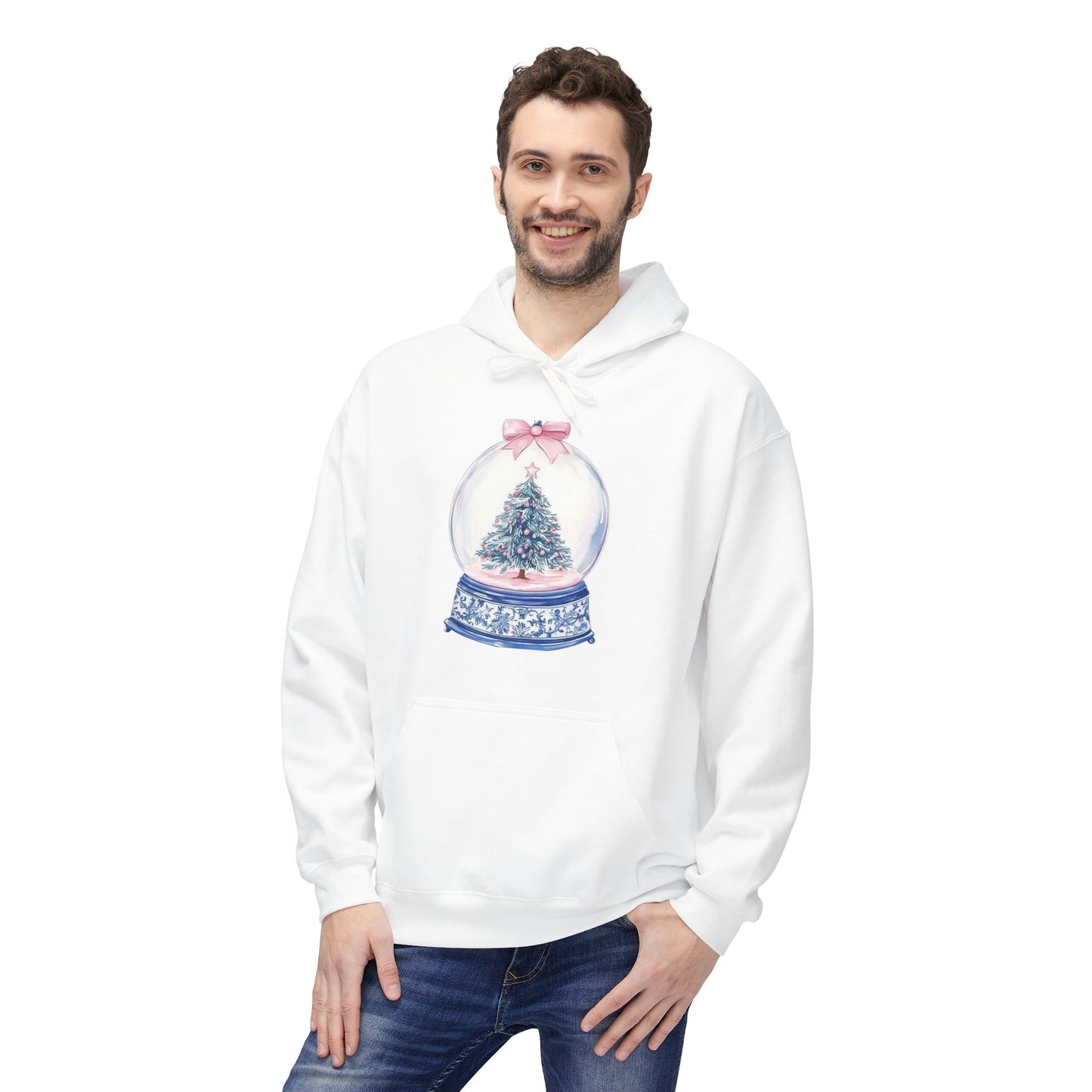 Christmas Snow Globe Fleece Hoodie
