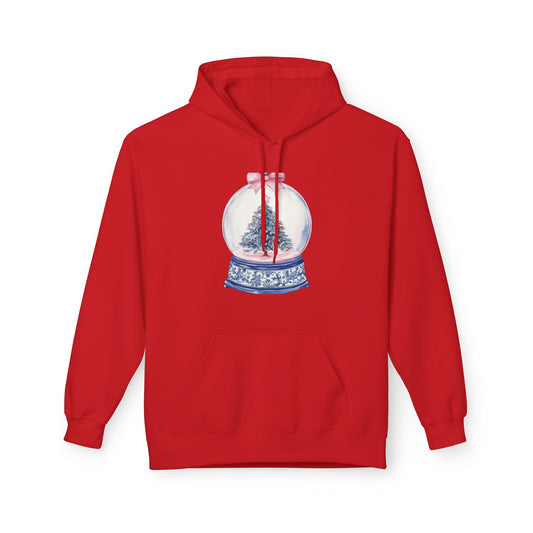 Christmas Snow Globe Fleece Hoodie